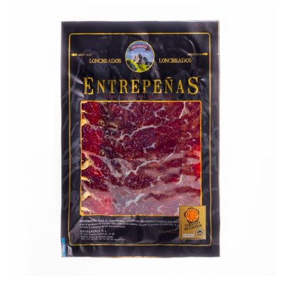 Sliced beef cecina de León - jerky