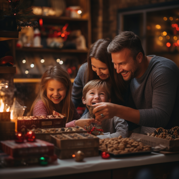 Familia navidad